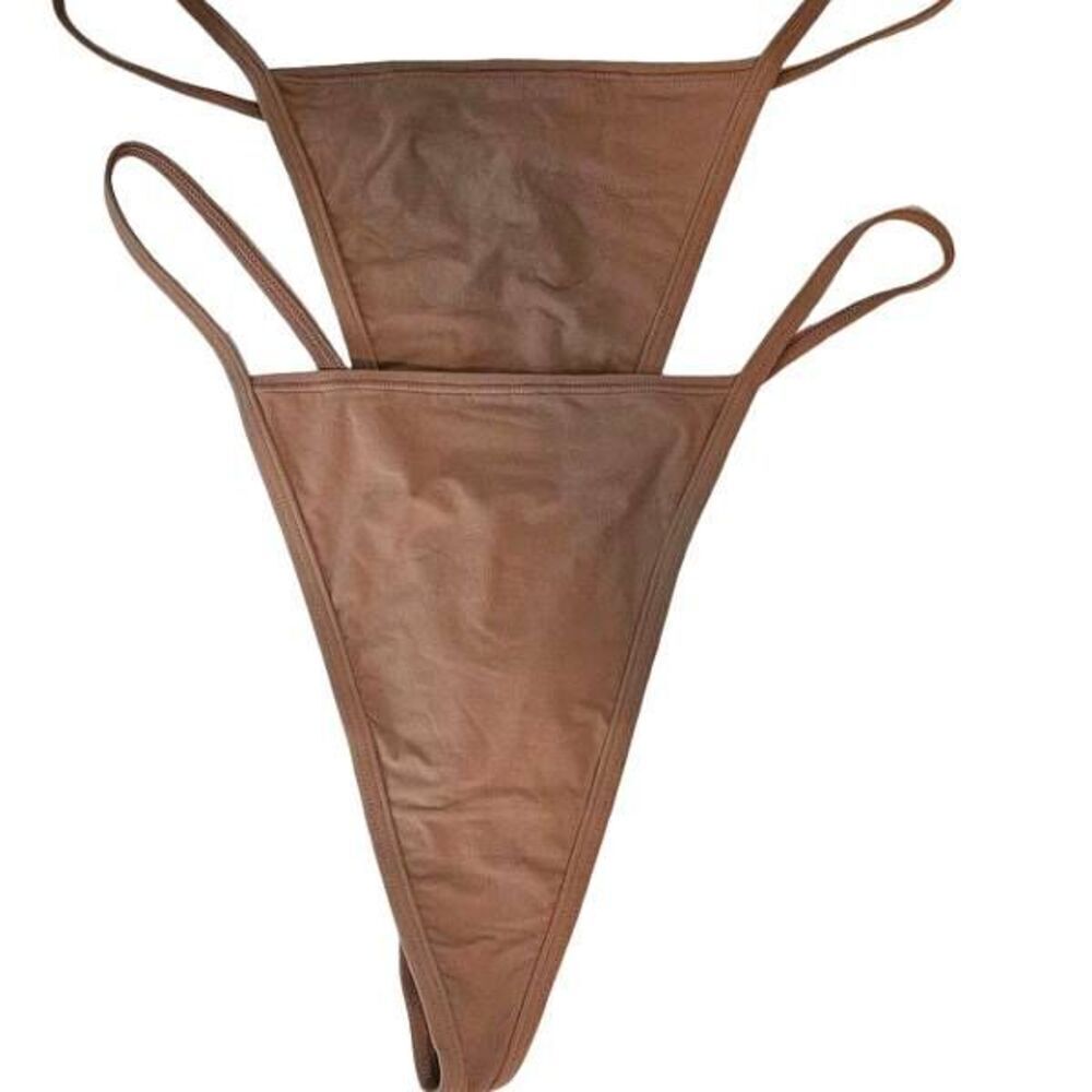 2 PAIR SKIMS STRING PANTY NWT